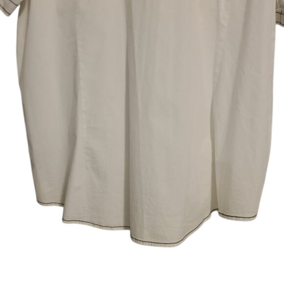 Affliction | Men's White Casual Button-Down Shirt (Size 3XL) - Picture 14 of 16